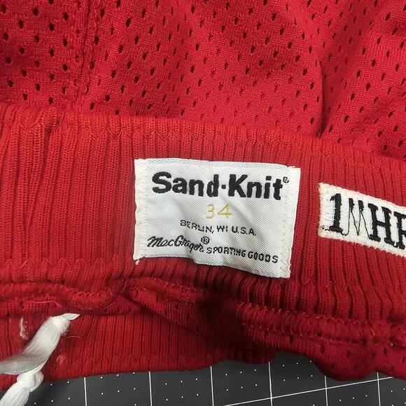 Vintage Atlanta Hawks Team Issued Shorts 34x4 1987 #42 Kevin Willis Game Worn - Picture 6 of 14